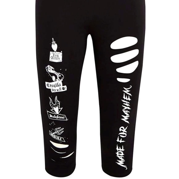 ♥️NWT VINTAGE TORRID LEGGING DESTRUCTED PEDAL PUSHER DISNEY VILLAINS SIZE 3X - Picture 8 of 10